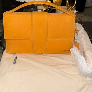 Jacquemus Vibrant Orange Shoulder Bag